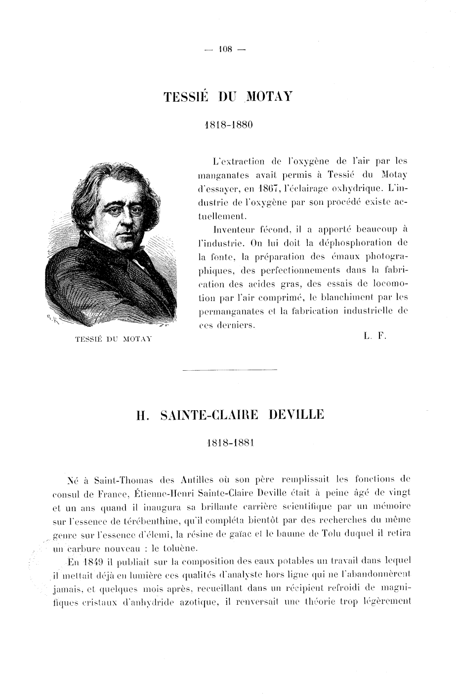 La carrière scientifique d’Henri Sainte-Claire Deville (1818-1881)