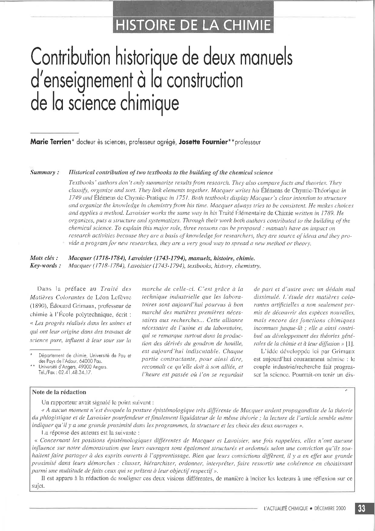 De l’enseignement à la recherche