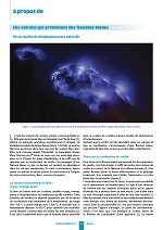 Ces volcans qui produisent des flammes bleues : un cas insolite de chimiluminescence naturelle