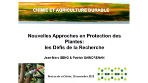 Nouvelles approches en protection des plantes : les défis de la recherche
