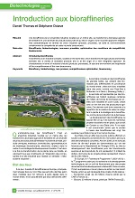 Introduction aux bioraffineries