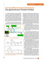 Les bioraffineries lignocellulosiques, une opportunité pour l’industrie chimique