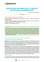 Molécules naturelles et ciblage de cellules cancéreuses