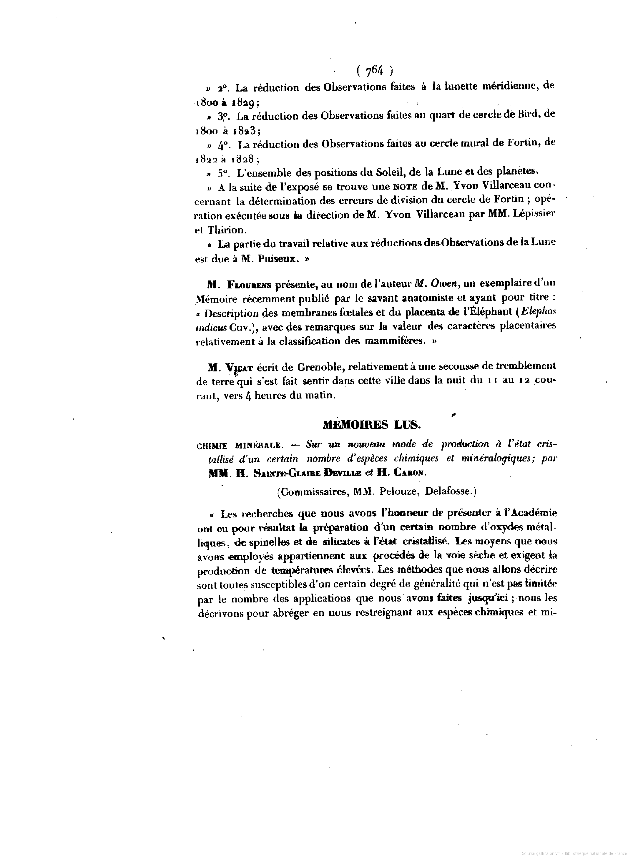 Obtention de quelques espèces minéralogiques au laboratoire