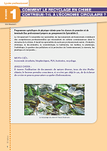 Comment le recyclage en chimie contribue-t-il à l'économie circulaire ? (lycées professionnels)