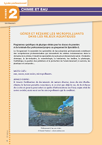 Gérer et réduire les micropolluants dans les milieux aquatiques (lycées professionnels)