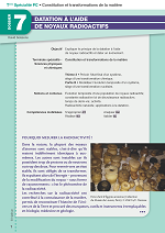 Datation à l'aide de noyaux radioactifs