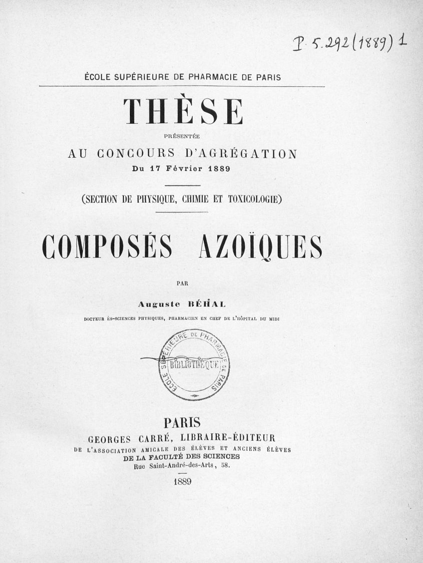 Composés azoïques