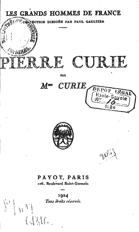 Pierre Curie (1859-1906) 