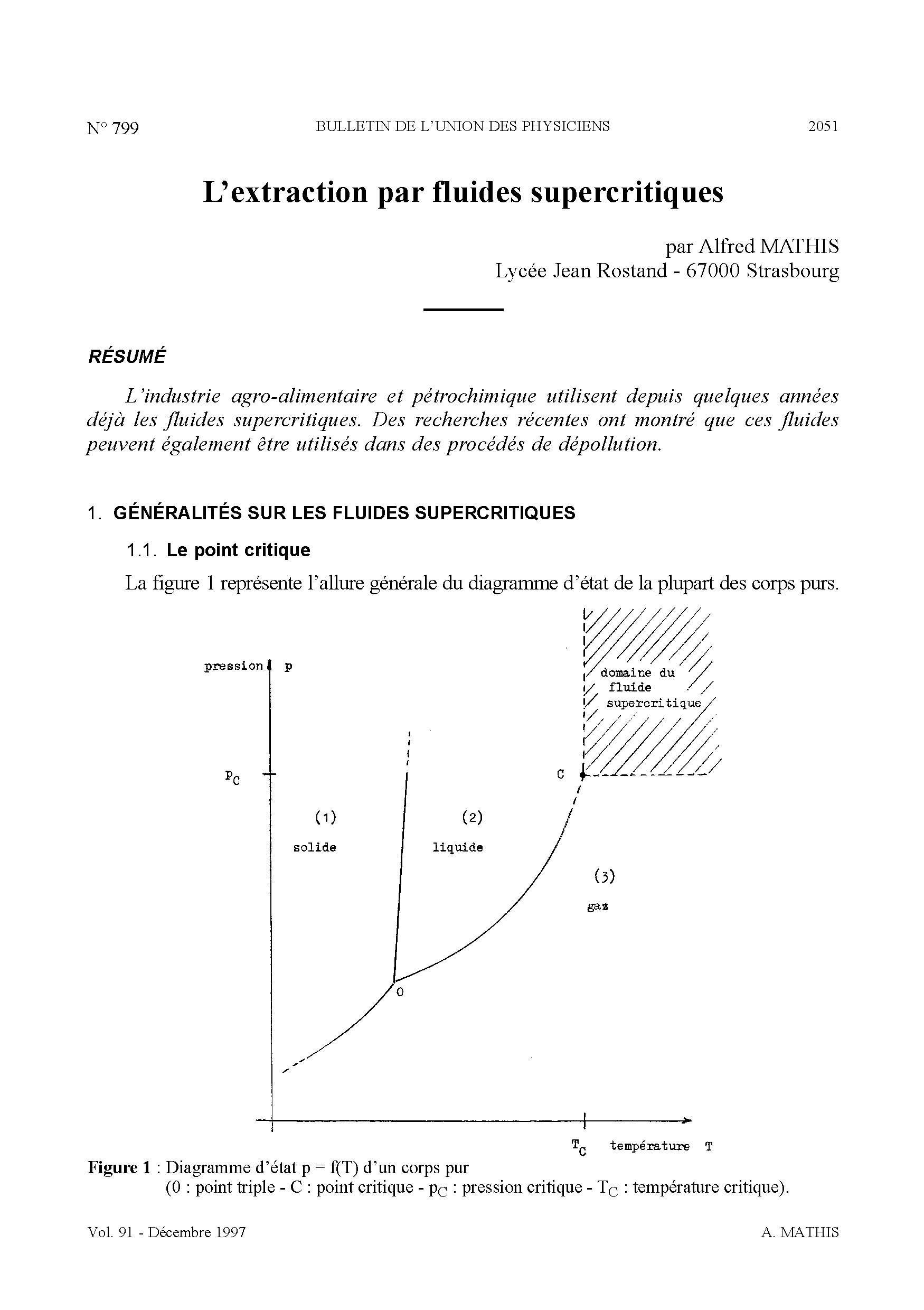 L'extraction par fluides supercritiques
