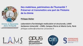 Des matériaux, patrimoines de l’humanité ? Préserver et transmettre une part de l’histoire de la chimie