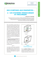 Cristaux, cristallographie et cristallochimie