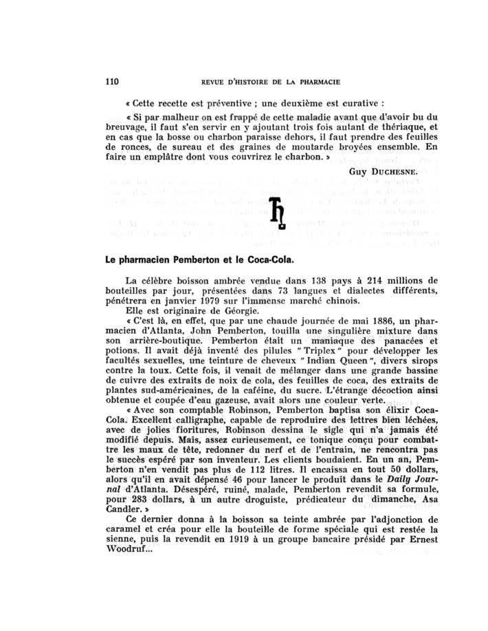 L’histoire du Coca-Cola