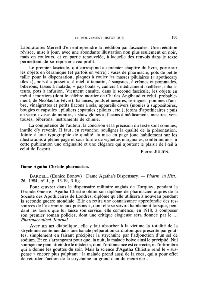 Utilisation d’un poison : la strychnine